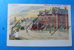 Tiegem  Hotel De Ville  Gemeentehuis Litho - Other & Unclassified