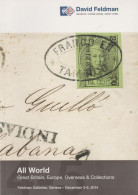 David Feldman - Stamp Auction - All World / 3 - 6 December 2014 - Catalogi Van Veilinghuizen