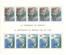 Monaco - Blocs MNH * - 1978 - La Cathédrale De Monaco - La Principauté De Monaco Vue De L'est - Blocs