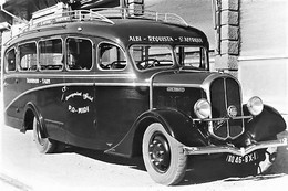 Luc Court  MC4 Ancien Autobus (1935) - Route Albi-Requista-St Affrique  - 15x10cms PHOTO - Bus & Autocars