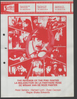 The Revenge Of The Pink Panter - Quarto 22 X 28 Cm Smalfilm Studio Promotional Poster / Affiche With Synopsis - Affiches & Posters