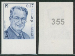 Non Dentelé (2000) - N°2886 S.M. Roi Albert II - 1981-2000