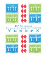 Monaco - Blocs MNH * - 1984 - 25 Eme Anniversaire Europa - Blocks & Kleinbögen