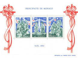 Monaco - Blocs MNH * - 1982 - Principauté De Monaco - Noël 1982 - Blocks & Sheetlets