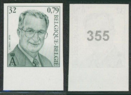 Non Dentelé (2000) - N°2930 S.M. Roi Albert II - 1981-2000