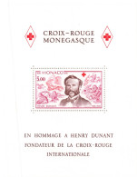 Monaco - Blocs MNH * - 1828-1910 - Croix Rouge Monégasque - En Hommage à Henry Dunant Fondateur De La Croix Rouge Inter. - Blocks & Sheetlets