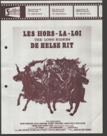 The Long Riders - Quarto 22 X 28 Cm Smalfilm Studio Promotional Poster / Affiche With Synopsis - Affiches & Posters