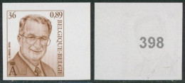 Non Dentelé (2000) - N°2965 S.M. Roi Albert II - 1981-2000