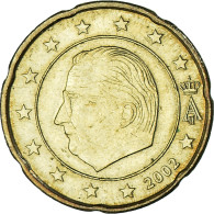 Monnaie, Belgique, Albert II, 20 Euro Cent, 2002, Bruxelles, SUP, Laiton, KM:228 - Sonstige & Ohne Zuordnung