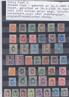 ÄGYPTEN - EGYPT -EGYPTIAN - REGIERENDE MONARCHIE - DYNASTIE - KÖNIG FUAD - KÖNIG FARUK - Used Stamps