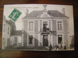 CPA - Bourgneuf En Retz (44) -  La Mairie - Animation -1918 - SUP (HP 44) - Bourgneuf-en-Retz