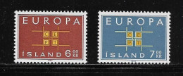 ISLANDE  ( EUIS- 622 )  1963 N° YVERT ET TELLIER  N° 328/329   N** - Neufs
