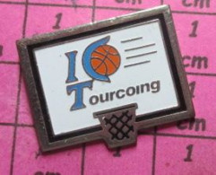 1115c  Pin's Pins / Beau Et Rare / SPORTS / BASKET-BALL CLUB ICT TOURCOING - Baloncesto