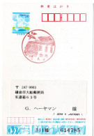 69229 - Japan - 2000 - ¥50 GAKte Sommergruss Handwerbestpl OKINAWA MAKISHI -> Kamakura - Lettres & Documents