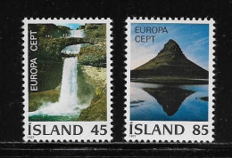 ISLANDE  ( EUIS- 631 )  1977   N° YVERT ET TELLIER  N° 475/476   N** - Unused Stamps