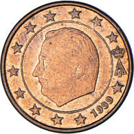 Monnaie, Belgique, Albert II, Euro Cent, 1999, Bruxelles, SUP, Cuivre Plaqué - Other & Unclassified