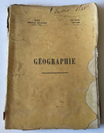 Ecole Speciale Militaire (St Cyr) - GEOGRAPHIE - 2e Année - 1897/1898 - Französisch