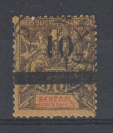 SENEGAL YT 28  Surchargé 10/75 Oblitéré Cote 35 Euros - Airmail