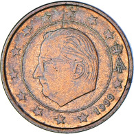 Monnaie, Belgique, Albert II, Euro Cent, 1999, Bruxelles, TTB, Cuivre Plaqué - Luxembourg