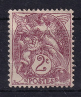 FRANCE 1900 - MLH - YT 108b - Type II - Plis! - 1900-29 Blanc