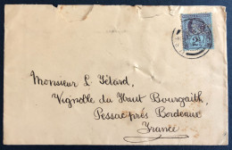 Grande-Bretagne - Divers, Perforé Sur Enveloppe 1900, Pour Bordeaux - (N130) - Covers & Documents