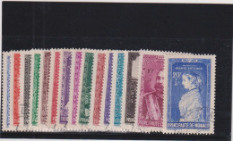 MONACO-SERIE TP N° 234/248-OB-TB-1942 - Used Stamps