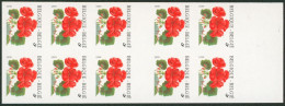 Non Dentelé (1999) - N°B32 Carnet De Timbres-poste (fleurs) - 1981-2000