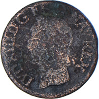 Monnaie, France, Louis XIII, Double Tournois De Warin, Tête à Gauche, Double - 1610-1643 Louis XIII Le Juste