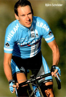 Carte Cyclisme Cycling Ciclismo サイクリング Format Cpm Equipe Cyclisme Pro Team Milram Björn Schröder Allemagne Superbe.E - Cycling