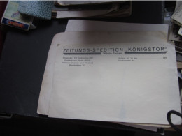 Zeitungs Spedition Konigstor Berlin - 1900 – 1949