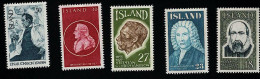 1975 Menschen  Michel IS 504 - 508 Stamp Number IS 480 - 484 Yvert Et Tellier IS 457 - 461 Xx MNH - Unused Stamps