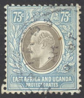 East Africa & Uganda Sc# 39 Used 1908 75c King Edward VII - Protettorati De Africa Orientale E Uganda