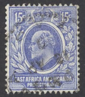 East Africa & Uganda Sc# 36 Used 1907-1908 15c King Edward VII - Protectoraten Van Oost-Afrika En Van Oeganda