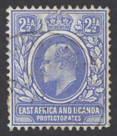 East Africa & Uganda Sc# 20 Used (a) 1904-1907 2½a King Edward VII - Protettorati De Africa Orientale E Uganda