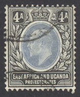 East Africa & Uganda Sc# 22 Used 1904-1907 4a King Edward VII - Herrschaften Von Ostafrika Und Uganda