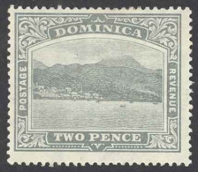 Dominica Sc# 52 MH (a) 1909 2p Gray Roseau - Dominique (...-1978)