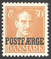 Denmark Sc# Q32 MH 1949-1953 30o Overprint Parcel Post - Paquetes Postales