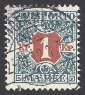 Denmark Sc# P8 Used (a) 1907 1k Newspaper Stamps - Gebruikt