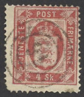 Denmark Sc# O2 Used 1871 4s Officials - Officials