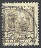 Denmark Sc# 67 Used 1905 25o King Christian IX - Usati
