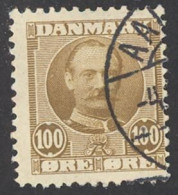 Denmark Sc# 78 Used 1907-1912 100o King Christian IX - Used Stamps
