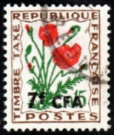 Réunion Obl. N° Taxe 50 - Fleur Des Champs - Coquelicot - Strafport
