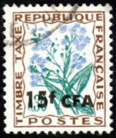 Réunion Obl. N° Taxe 51 - Fleur Des Champs -  Fleur Des Champs - Myosotis - Strafport