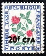 Réunion Obl. N° Taxe 52 - Fleur Des Champs - Trefle - Postage Due