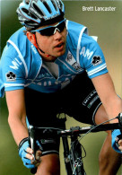 Carte Cyclisme Cycling Ciclismo サイクリング Format Cpm Equipe Cyclisme Pro Team Milram Brett Lancaster Australie Superbe.Etat - Radsport