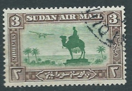 Soudan - Aérien -     - Yvert N°  3A  Oblitéré   -  Pal 11818 - Sudan (...-1951)