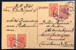 Hongrie, Divers Sur Entier-Carte De Wien 12.3.1920 Pour La France - (N395) - Cartes Postales