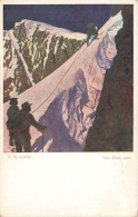 Illustrateur - A La Corde - Alpinisme - Montagne - Otto Barth Pinx  - Carte Postale Ancienne - 1900-1949