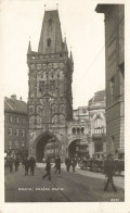 Tchéquie - Pragues - Praha - Prasna Brana - Animé  - Carte Photo - Carte Postale Ancienne - Tchéquie