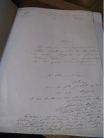 JULES DELALAIN Autographe Signé 1860 IMPRIMEUR EDITEUR AUDIENCE à NAPOLEON III - Historische Personen